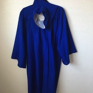 Blue cap and gown! New!